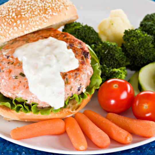 Image of Salmon Burger
