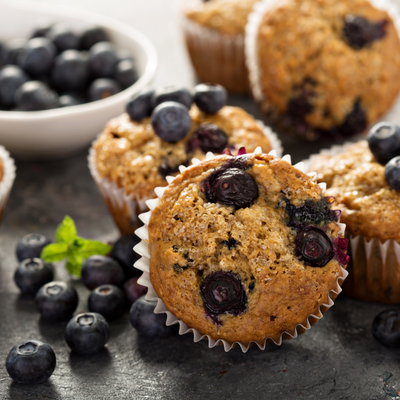 Image of  Banana Blueberry AIP Paleo Muffins