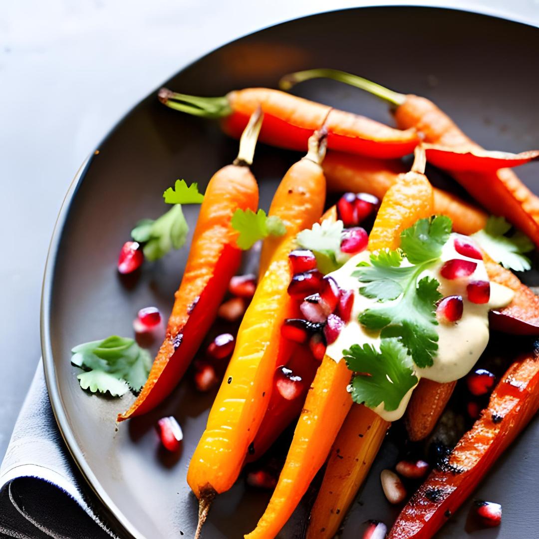Image of Roasted Carrots with Tahini Sauce