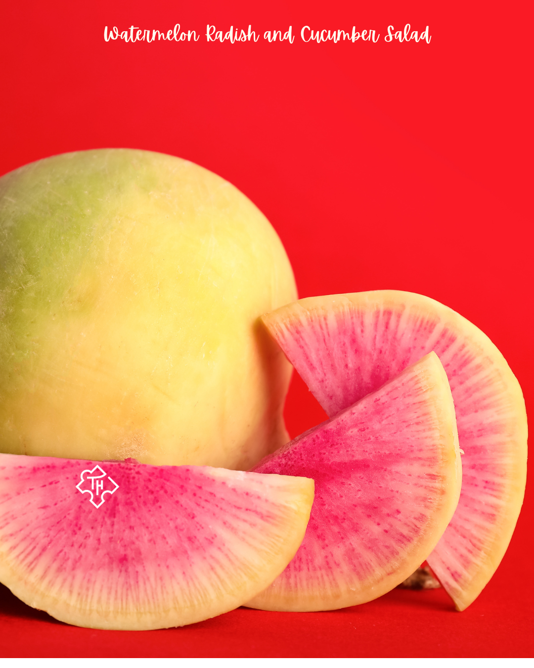 Image of Watermelon Radish and Cucumber Salad